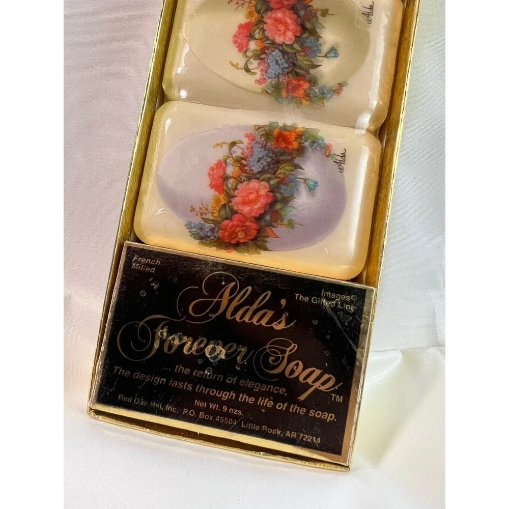 Vintage Aldas Forever Soap Decor 3 or 4 Bars Gift Box Set You Pick‎ NEW